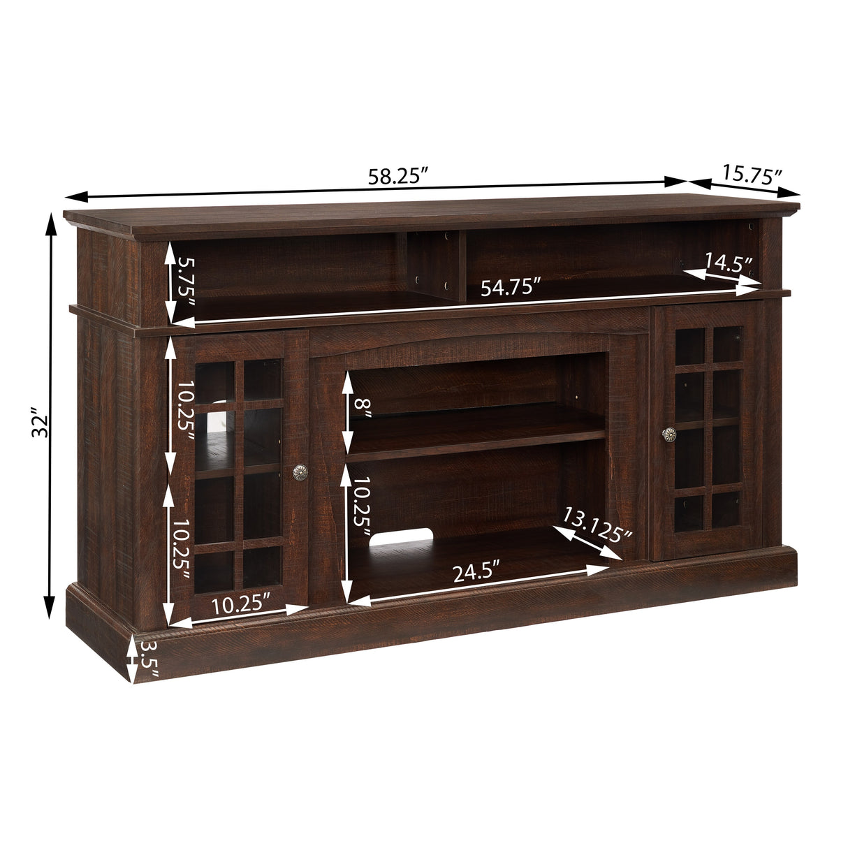 Classic TV Media Stand Modern Entertainment Console
