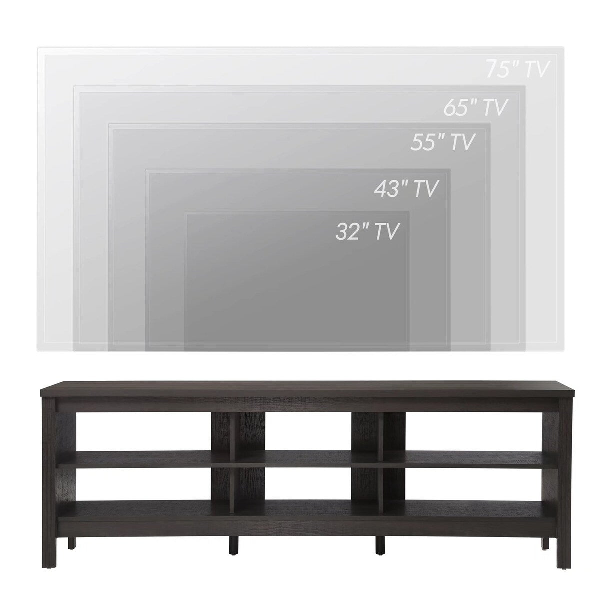 Classic TV Stand TV Console Table for 75 Inch TV, Television Stands