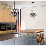 Classic Vintage Crystal Candle Chandeliers Lighting