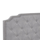 Classic and Generous Full Size Bed Frame Upholstered Platform Bed with Sturdy Wood Slat Support, Easy Assembly
