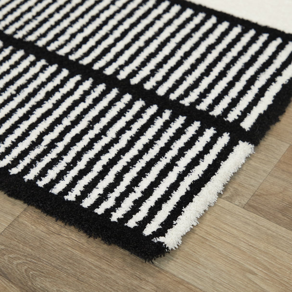 Claudel Modern Striped Area Rug