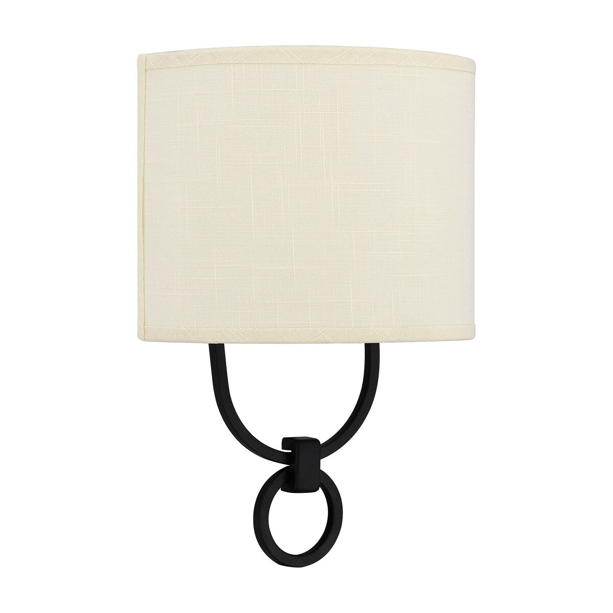Claudia 1-Light Matte Black Wall Sconce - Matte Black