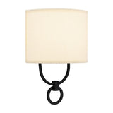Claudia 1-Light Matte Black Wall Sconce - Matte Black