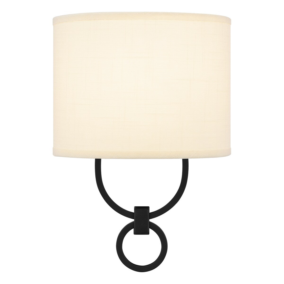 Claudia 1-Light Matte Black Wall Sconce - Matte Black