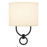 Claudia 1-Light Matte Black Wall Sconce - Matte Black