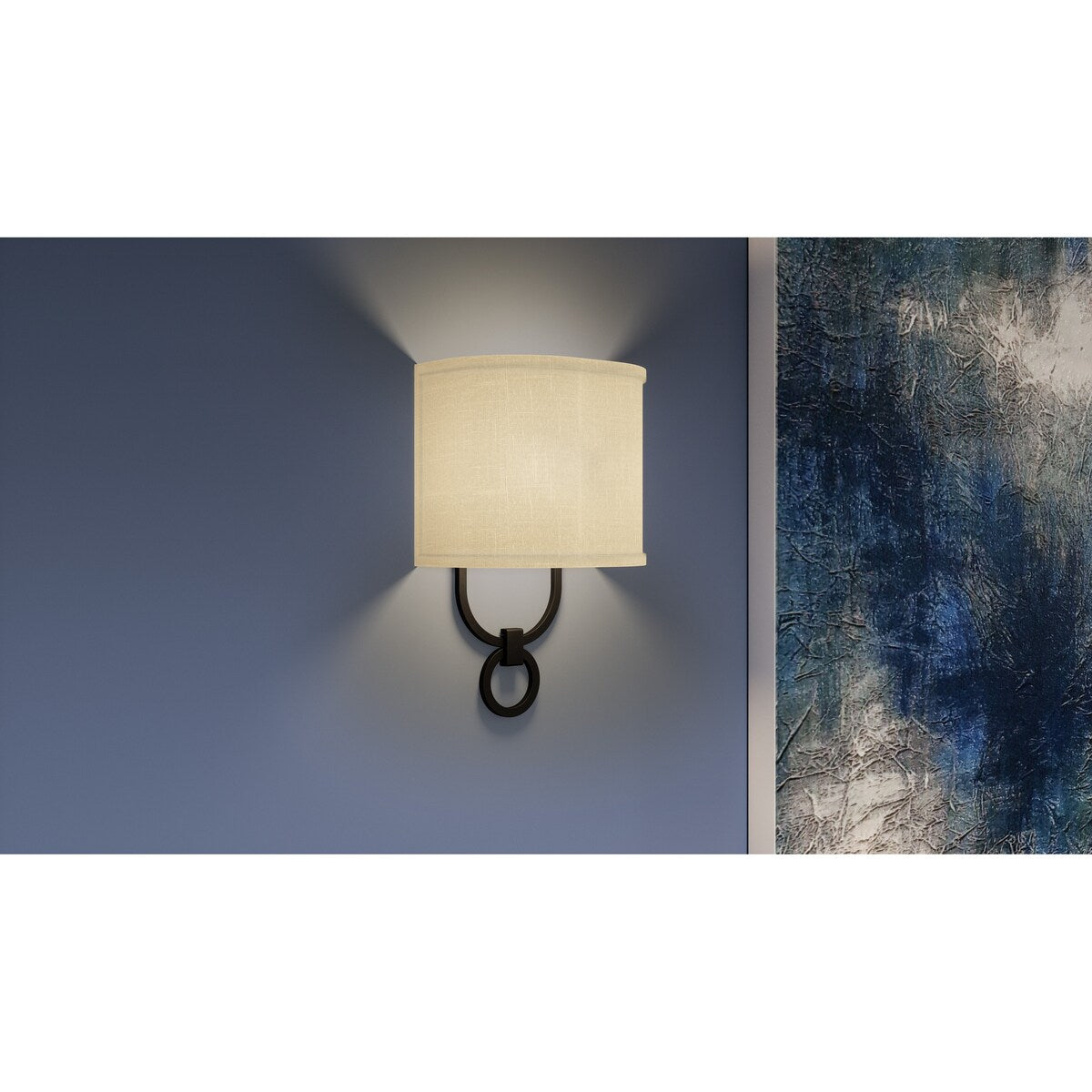 Claudia 1-Light Matte Black Wall Sconce - Matte Black