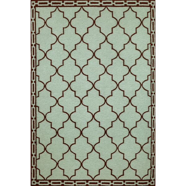 Liora Manne Clay Tile Outdoor Rug (5' x 7'6) - 5' x 7'6