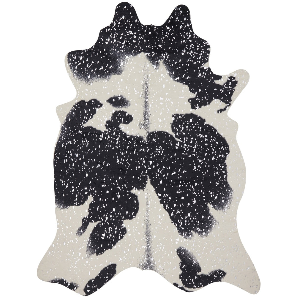 Alexander Home Sierra Faux Cowhide Rug - 6'2" x 8'