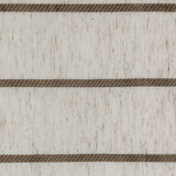 Clean Window Twill Stripe Anti-Dust Linen Blend Sheer Cafe Curtain Valance
