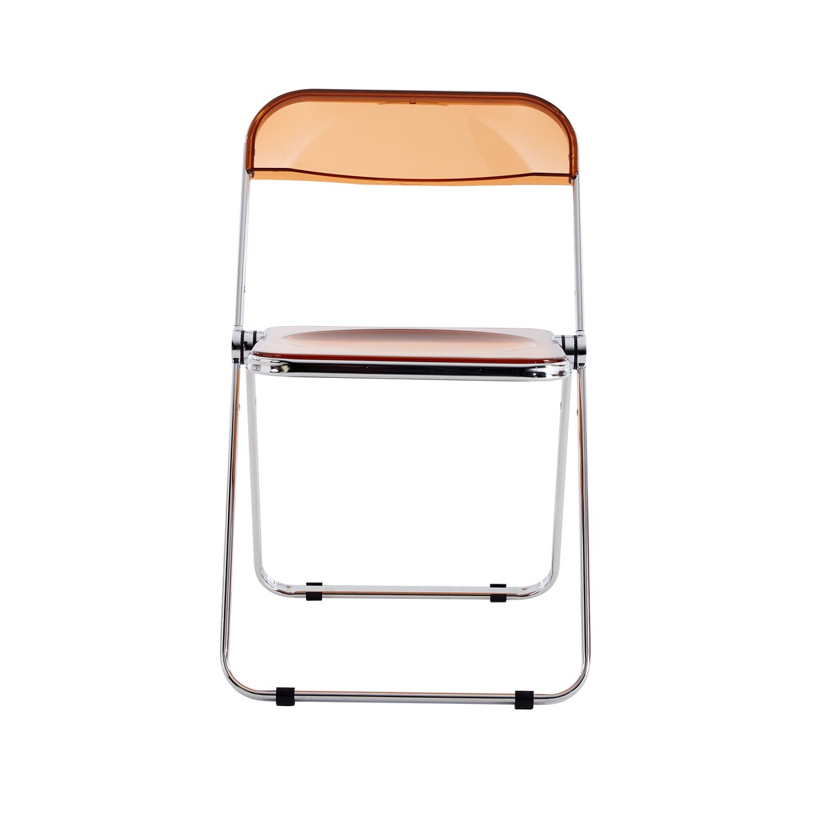 Clear Transparent Folding Chair Chair Pc Plastic Living Room Seat