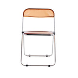 Clear Transparent Folding Chair Chair Pc Plastic Living Room Seat