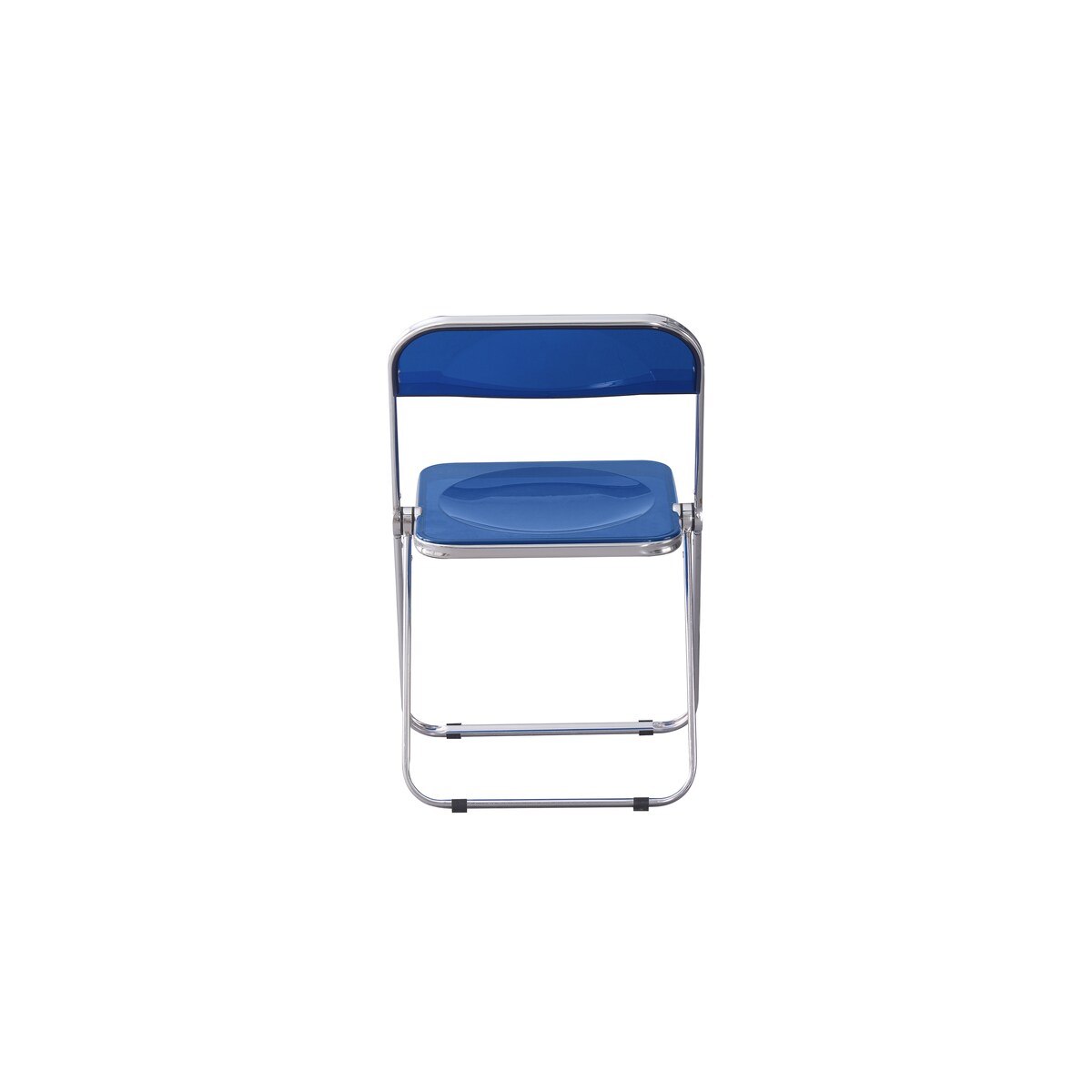 Clear Transparent Folding Chair Chair Pc Plastic Living Room Seat