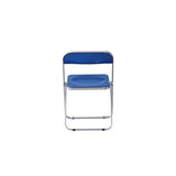 Clear Transparent Folding Chair Chair Pc Plastic Living Room Seat
