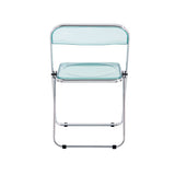 Clear Transparent Folding Chair Chair Pc Plastic Living Room Seat