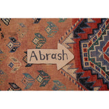 Clearance Antique Geometric Abadeh Persian Wool Area Rug Hand-knotted - 3'9" x 5'2"