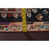 Clearance Antique Geometric Abadeh Persian Wool Area Rug Hand-knotted - 3'9" x 5'2"