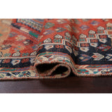 Clearance Antique Geometric Abadeh Persian Wool Area Rug Hand-knotted - 3'9" x 5'2"