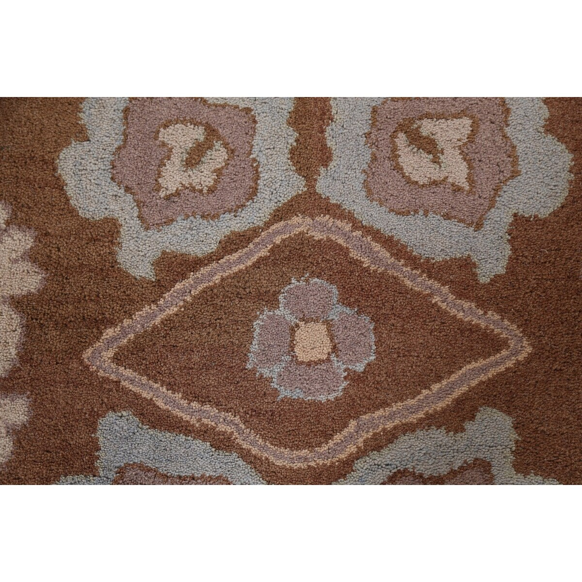 Clearance Floral Oriental Home Decor Area Rug Hand-tufted Wool Carpet - 10' 0" x 10' 0" Square