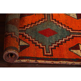 Clearance Geometric Qashqai Persian Wool Area Rug Hand-knotted Carpet - 3'7" x 6'9"