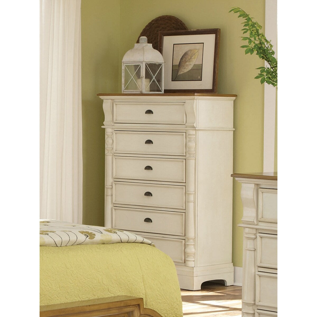 Cleo Cottage Brown 5-piece Bedroom Set