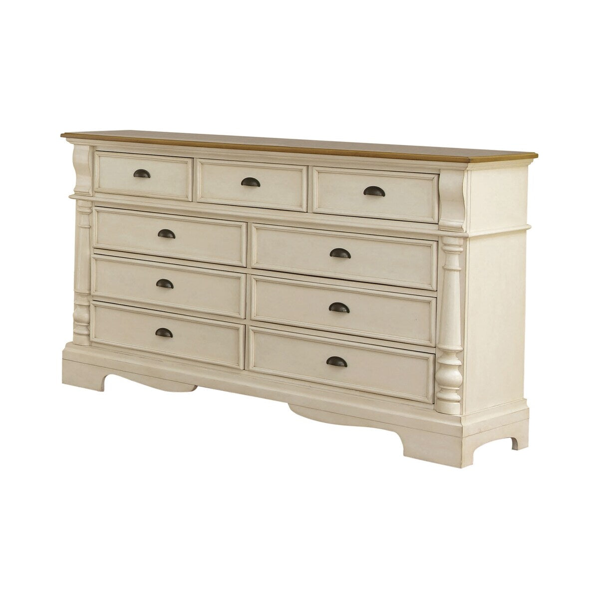 Cleo Cottage Brown 5-piece Bedroom Set
