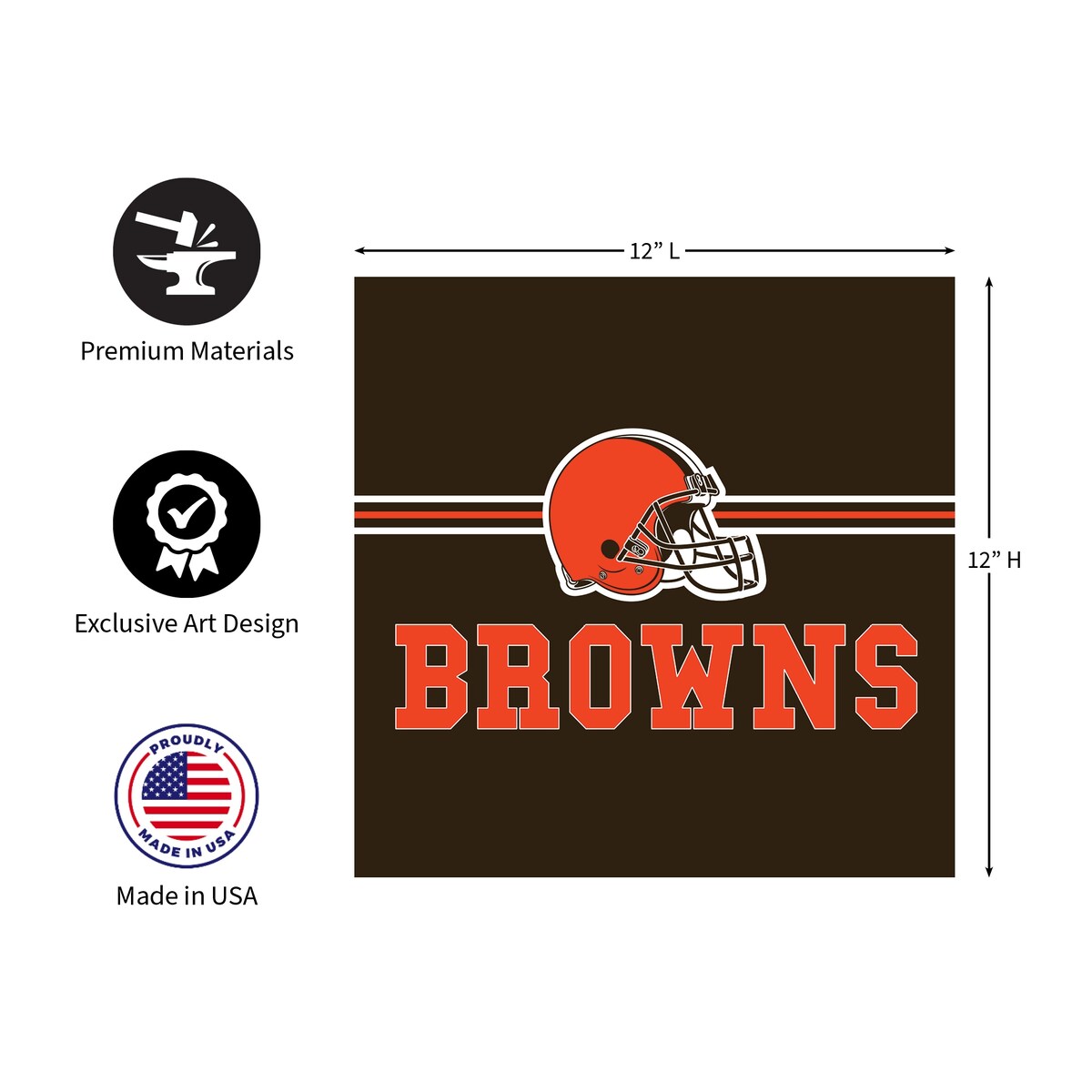 Cleveland Browns Foam Core Wall Decor