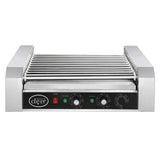 Clevr Commercial Hotdog Machine 11 Roller and 30 Hot Dog Grill Cooker Warmer - 23"