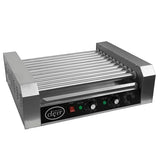 Clevr Commercial Hotdog Machine 11 Roller and 30 Hot Dog Grill Cooker Warmer - 23"