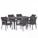 Cliff 7-piece Outdoor Dining Set by Christopher Knight Home