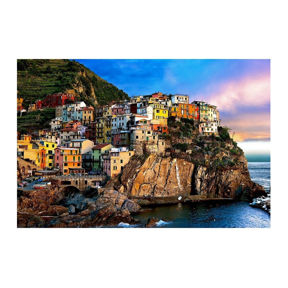 Colossal Images - Cliff Hanger Canvas Wall Art - Multi-color