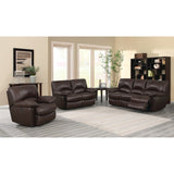 Coaster Furniture Clifford Chocolate 3-piece Pillow Top Arm Living Room Set