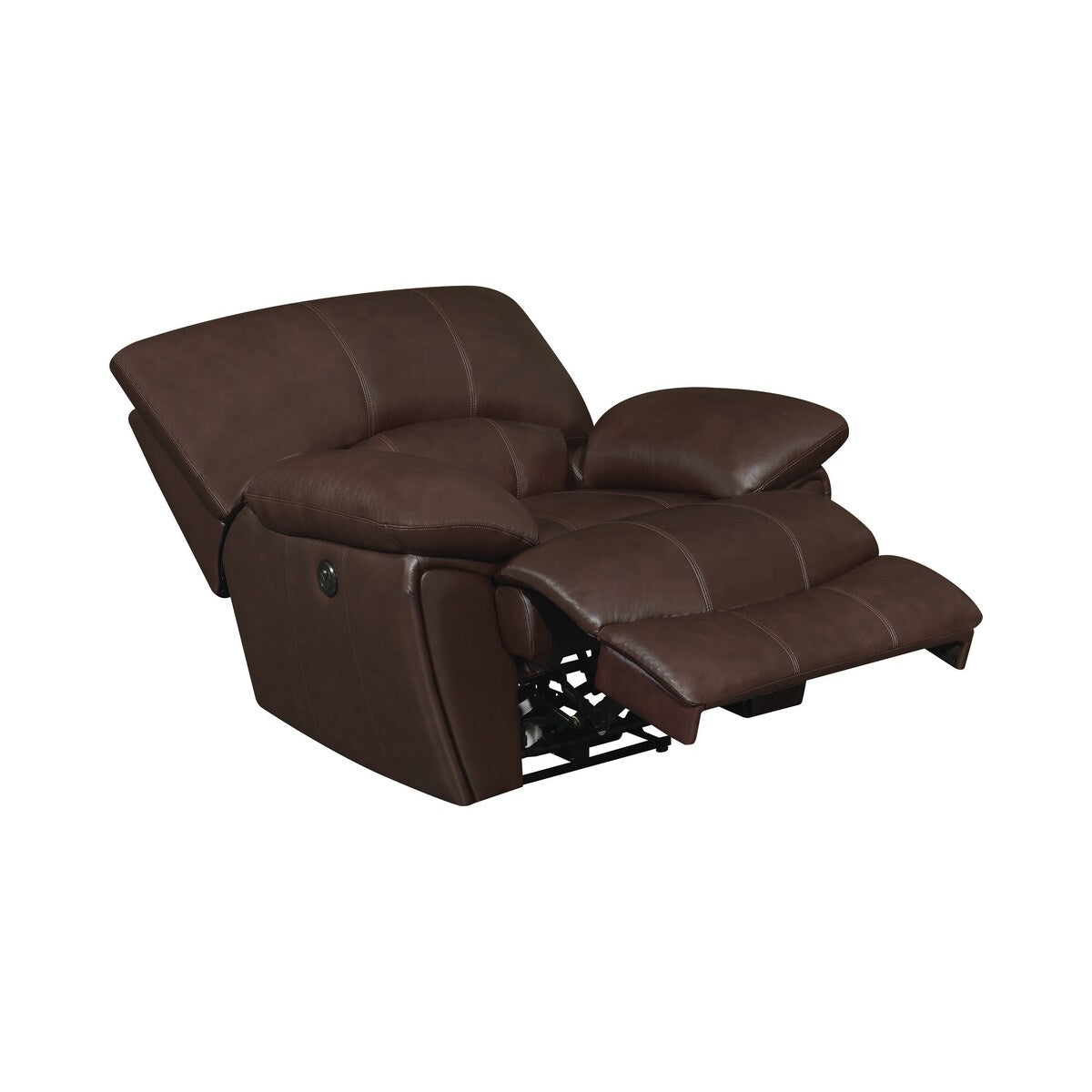 Coaster Furniture Clifford Chocolate 3-piece Pillow Top Arm Living Room Set