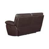 Coaster Furniture Clifford Chocolate 3-piece Pillow Top Arm Living Room Set