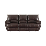 Coaster Furniture Clifford Chocolate 3-piece Pillow Top Arm Living Room Set