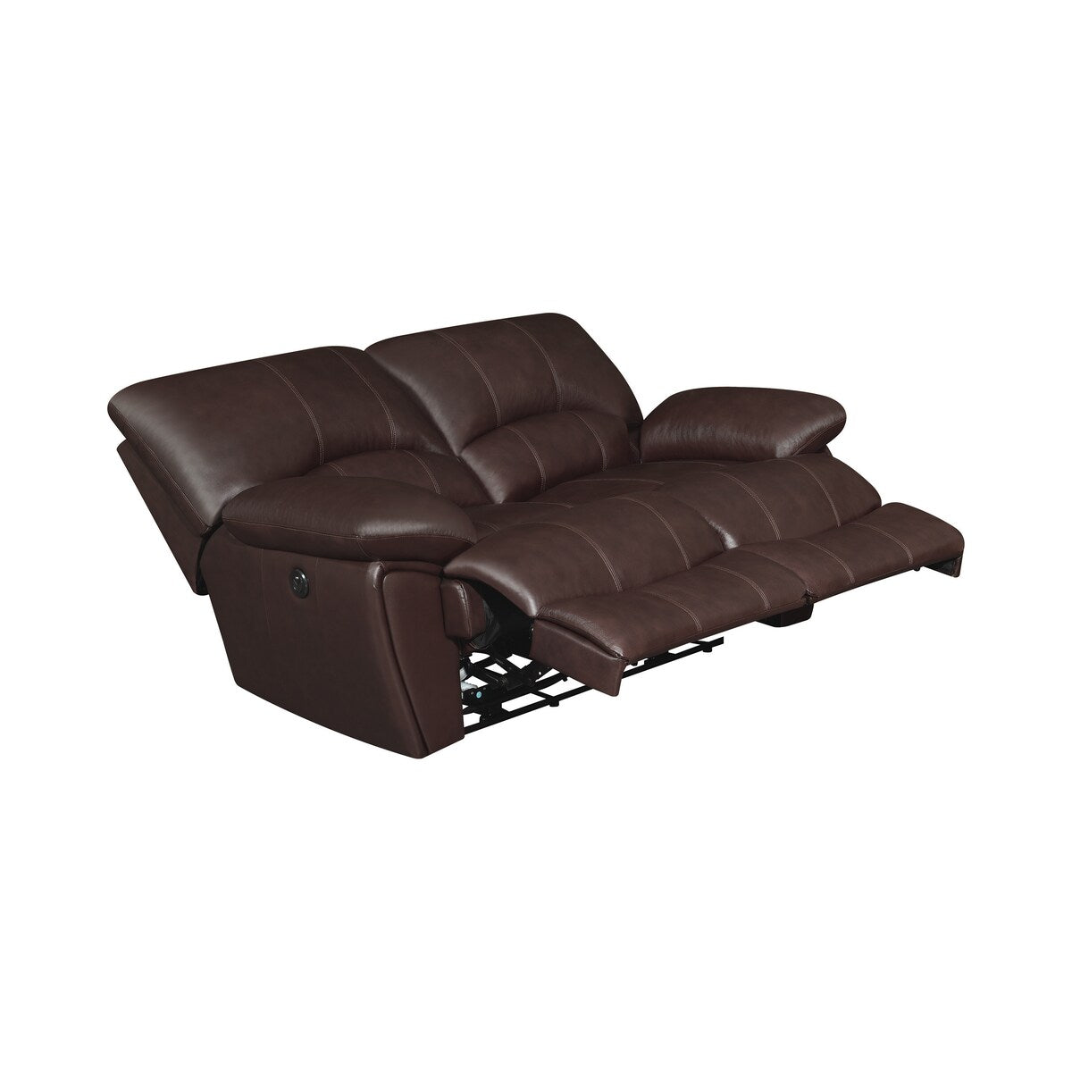 Coaster Furniture Clifford Chocolate 3-piece Pillow Top Arm Living Room Set