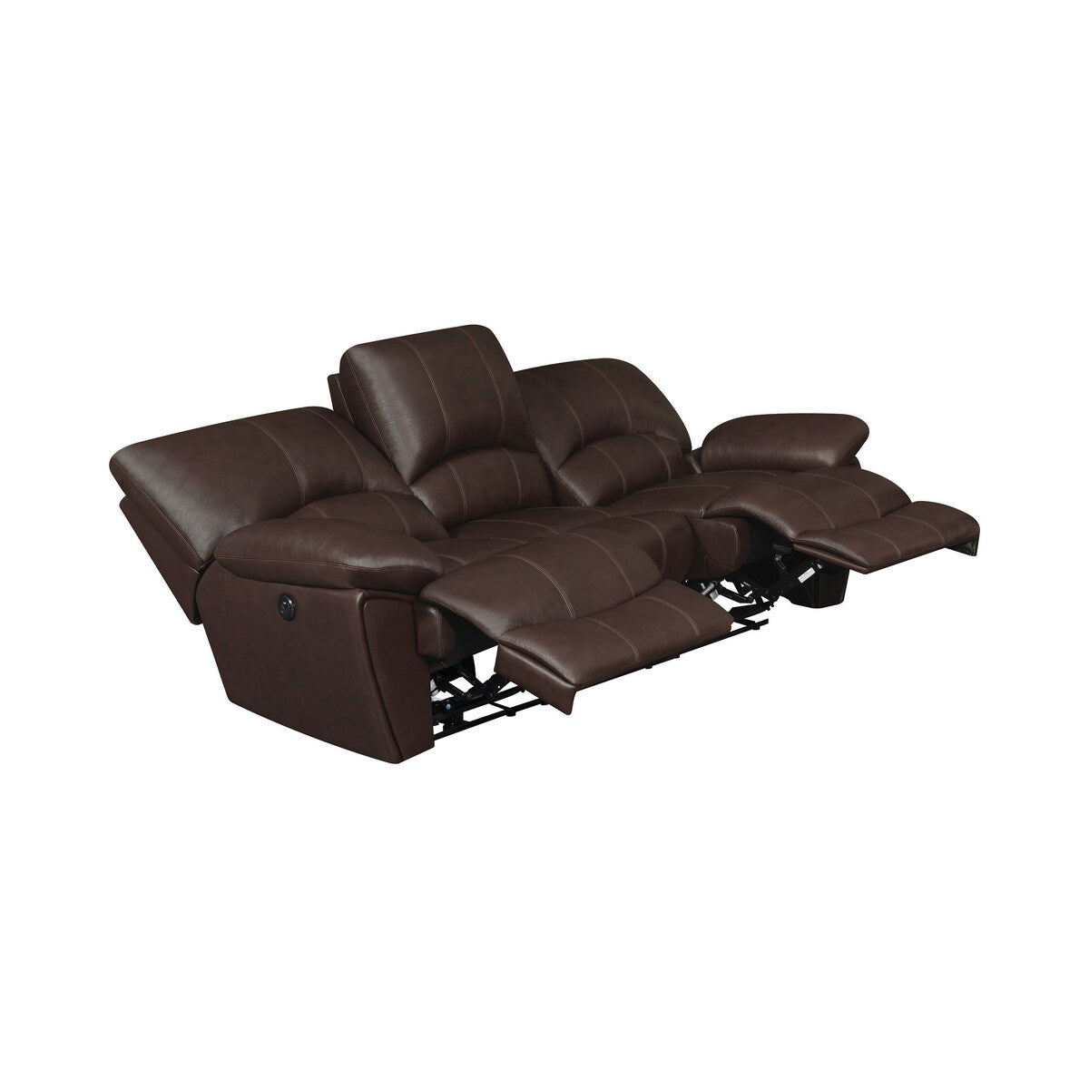 Coaster Furniture Clifford Chocolate 3-piece Pillow Top Arm Living Room Set