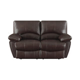 Coaster Furniture Clifford Chocolate 3-piece Pillow Top Arm Living Room Set