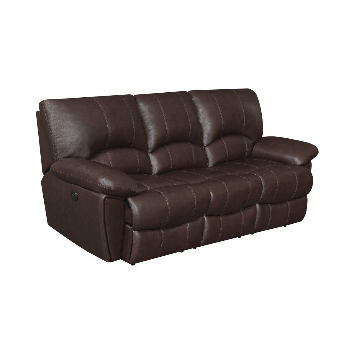 Coaster Furniture Clifford Chocolate 3-piece Pillow Top Arm Living Room Set