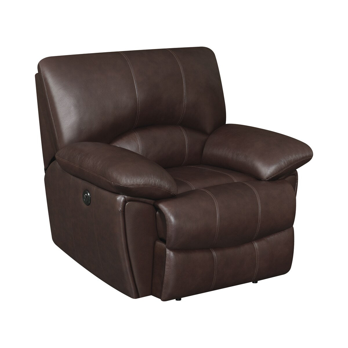 Coaster Furniture Clifford Chocolate 3-piece Pillow Top Arm Living Room Set