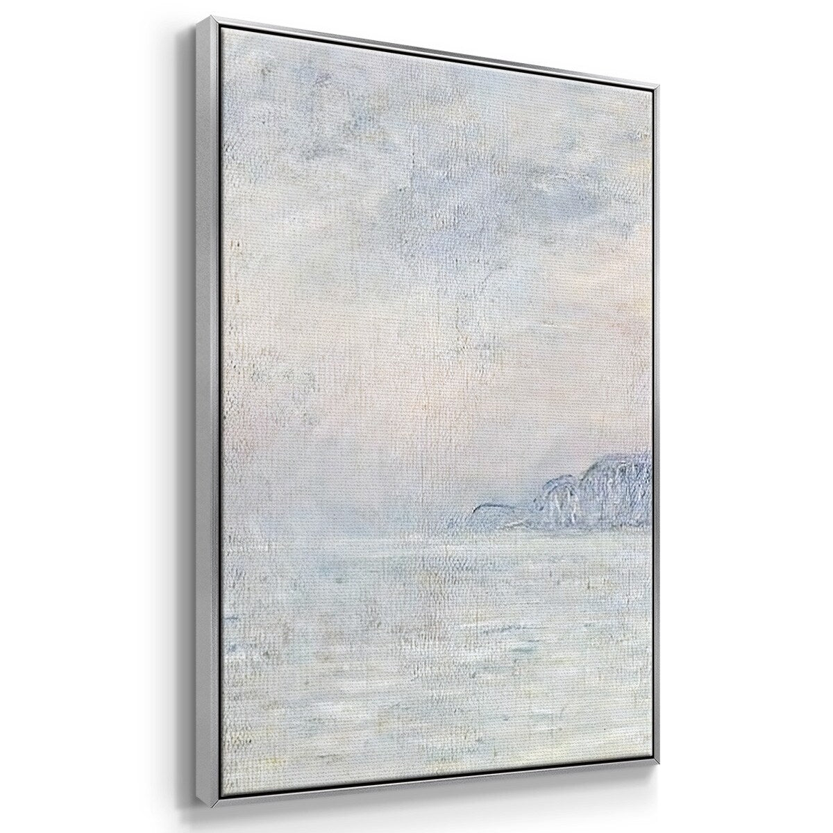 Cliffs at Pourville in the Fog, 1882 - Multi Piece Framed Canvas