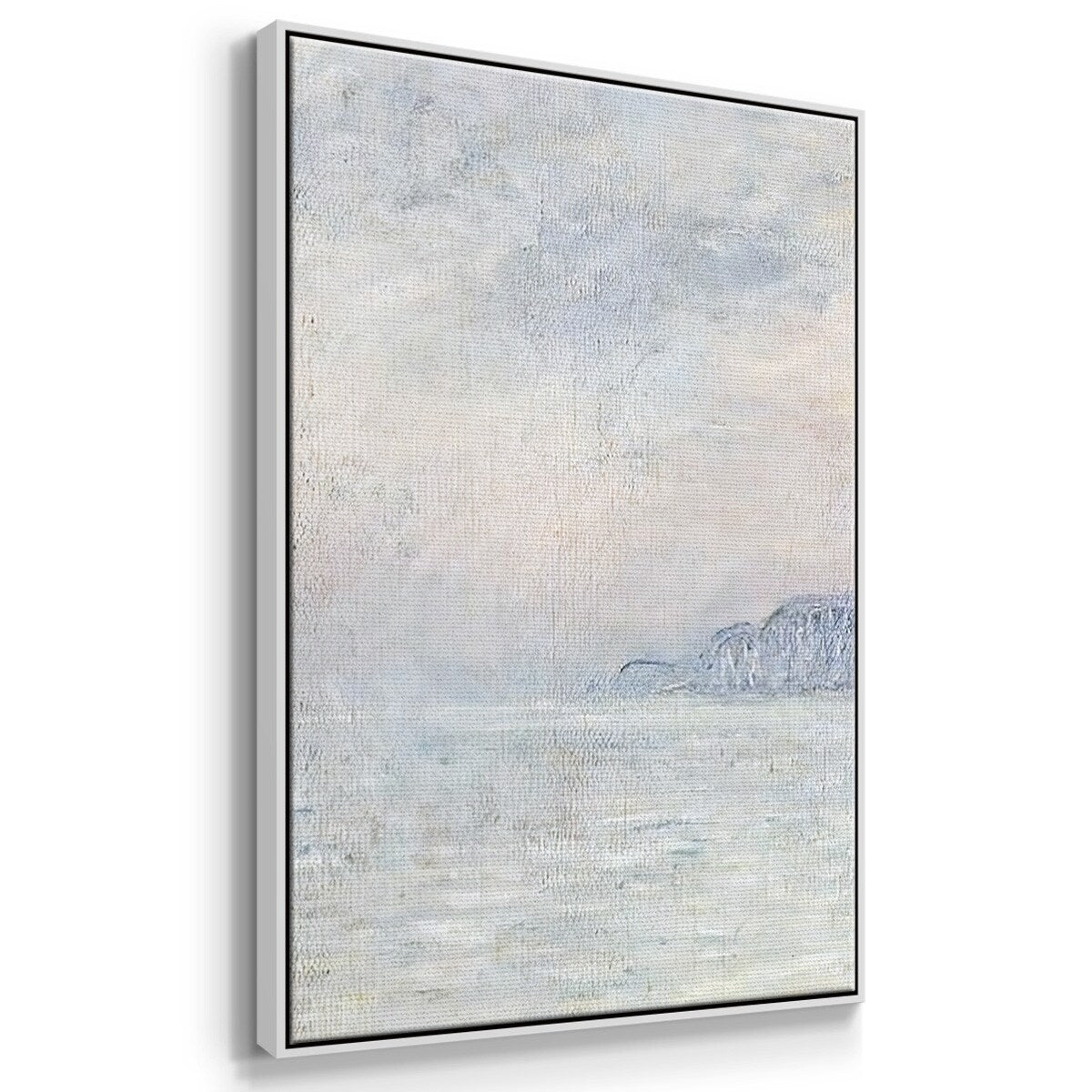 Cliffs at Pourville in the Fog, 1882 - Multi Piece Framed Canvas