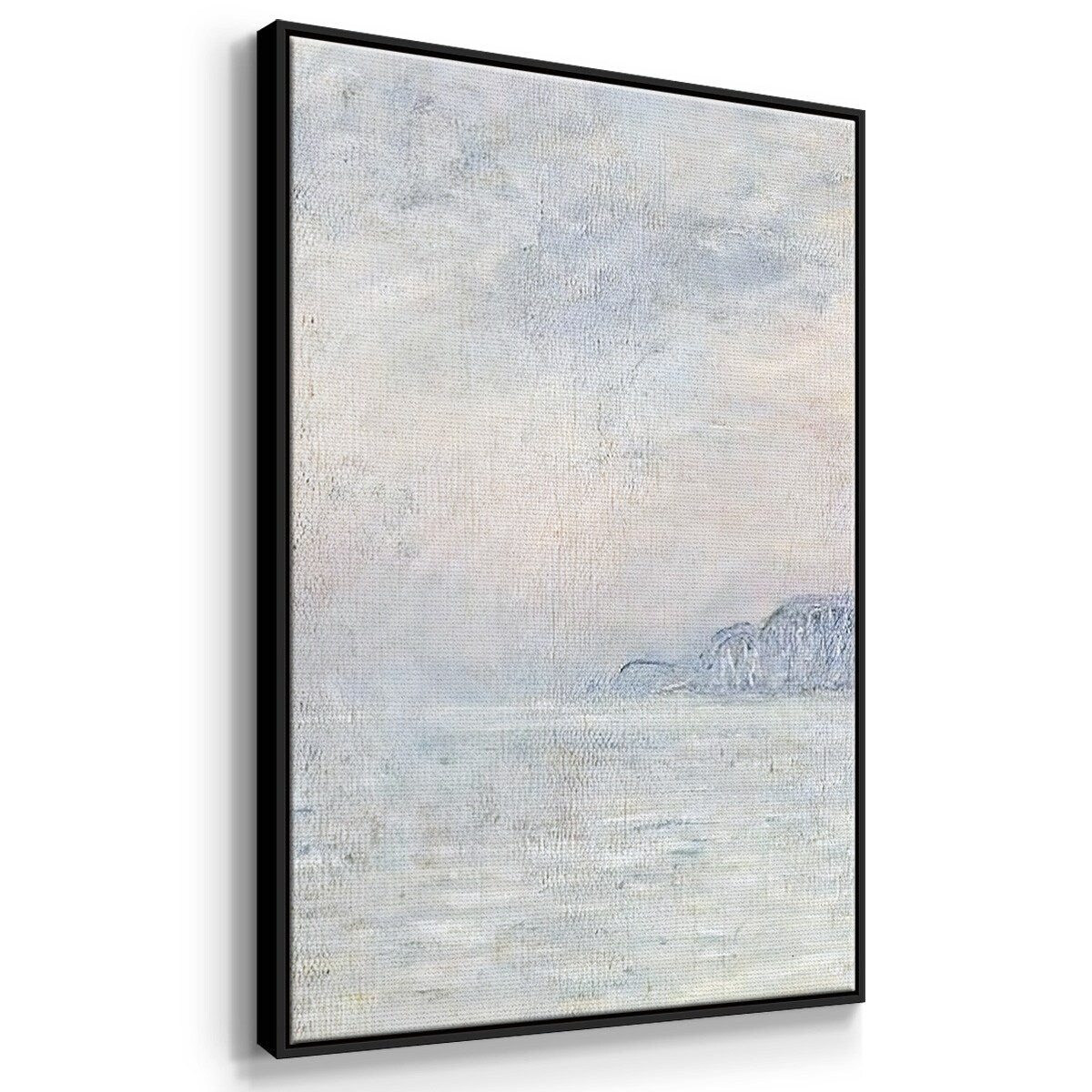 Cliffs at Pourville in the Fog, 1882 - Multi Piece Framed Canvas