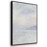 Cliffs at Pourville in the Fog, 1882 - Multi Piece Framed Canvas