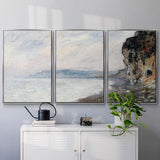 Cliffs at Pourville in the Fog, 1882 - Multi Piece Framed Canvas