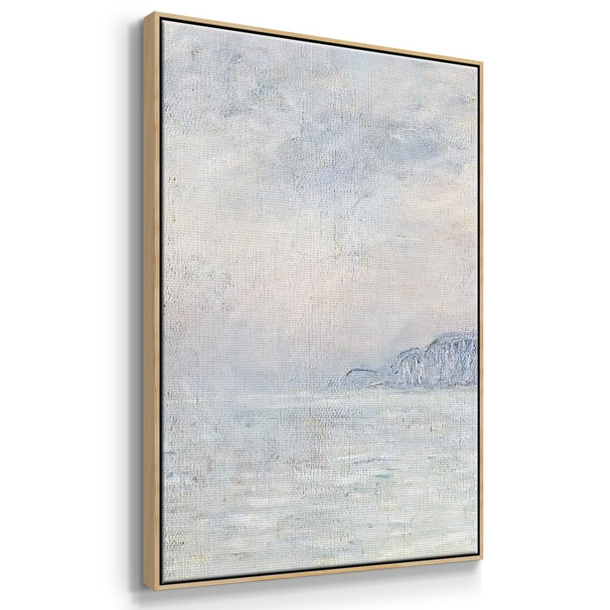 Cliffs at Pourville in the Fog, 1882 - Multi Piece Framed Canvas