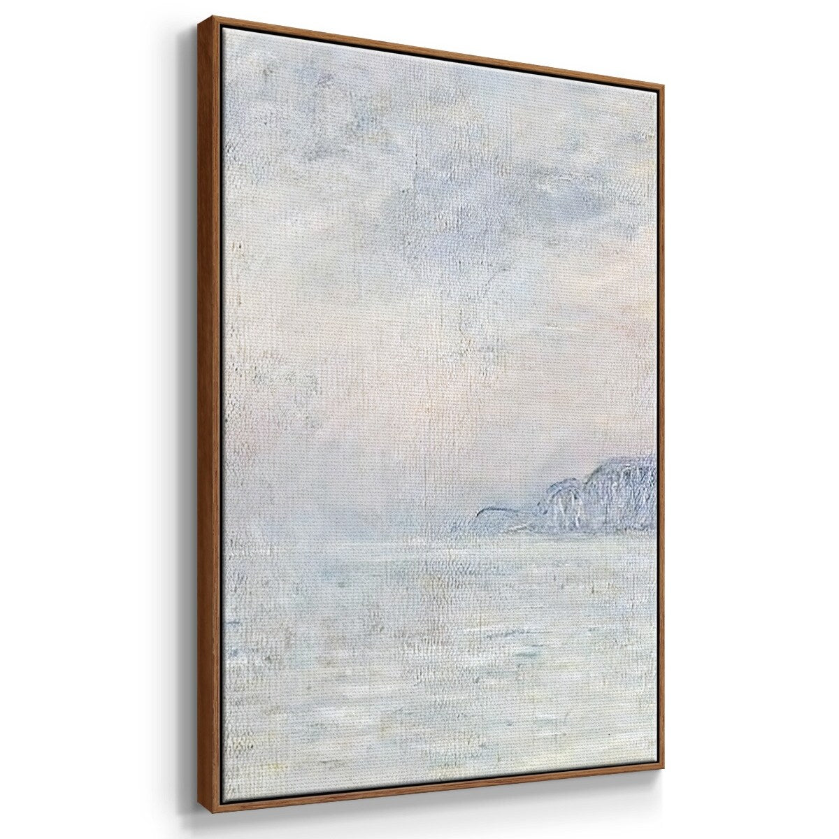 Cliffs at Pourville in the Fog, 1882 - Multi Piece Framed Canvas
