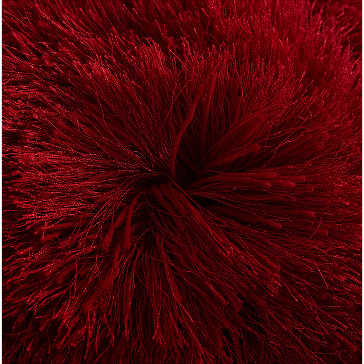 Clihome 18" x 18" "Decorative" Shaggy Pillow