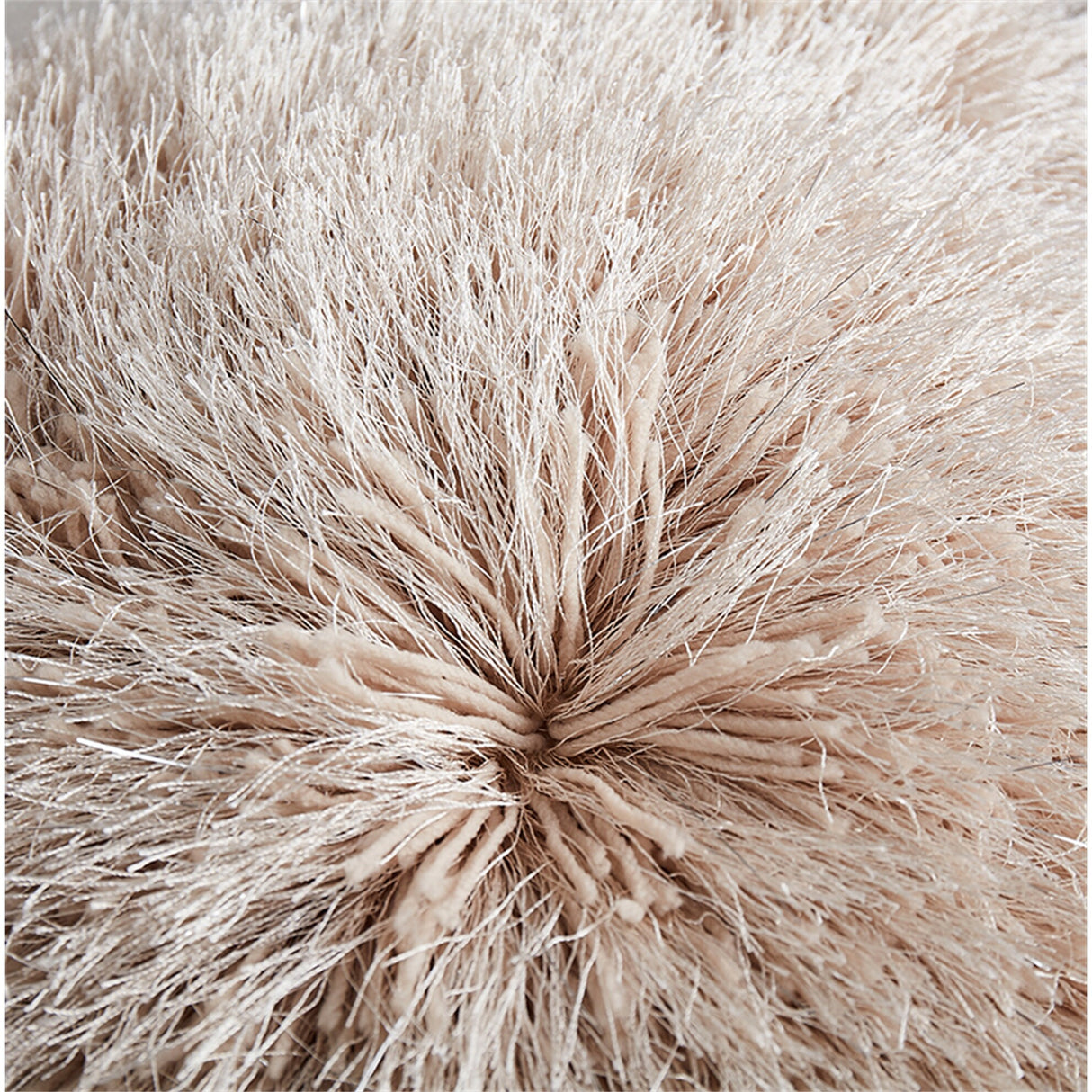 Clihome 18" x 18" "Decorative" Shaggy Pillow