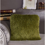 Clihome 18" x 18" "Decorative" Shaggy Pillow