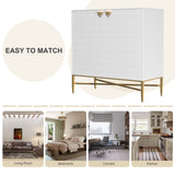 Clihome 31.5-Inch 2 Door Sideboard Locker Media Storage Cabinet/Buffet